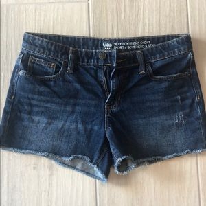 Gab dark denim lightly distressed
